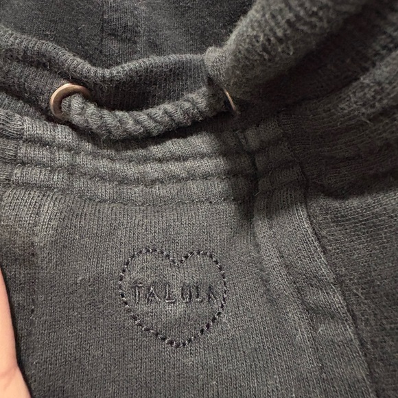 Talula Black Double-Breasted Hoodie - Picture 3 of 4